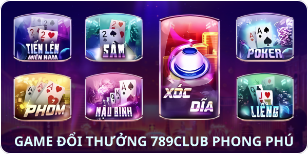 đa dạng trò chơi đổi thưởng